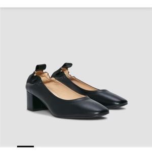 EVERLANE The Italian Leather Day Heel Black Sz 8